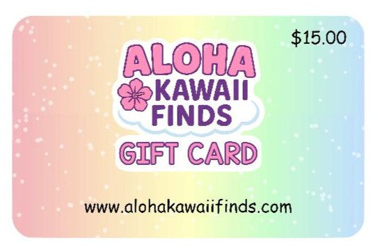 Aloha Kawaii Gift Cards