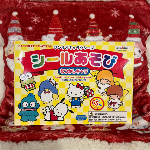 Sanrio Characters Nostalgic Sticker Play Set | 65 Stickers
