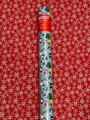Christmas 2024 Mixed Characters Gift Wrapping Paper| 2.5 ft x 12 ft | 30 sq ft