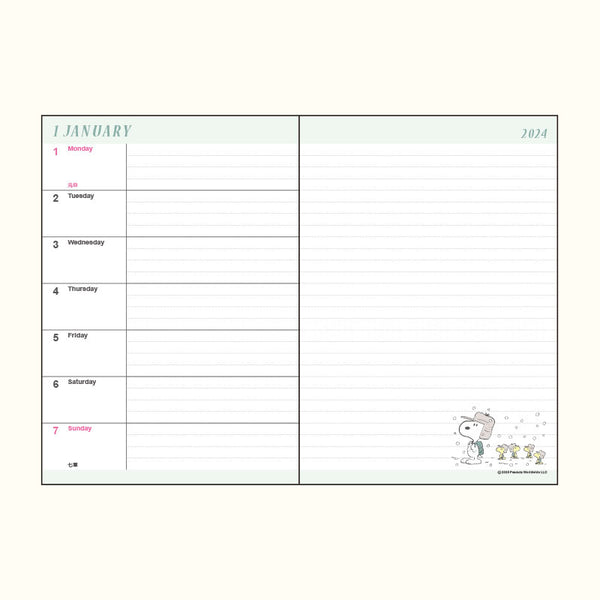 B6 Horizontal Planner