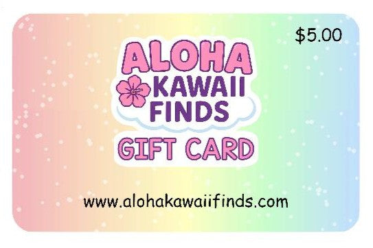 Aloha Kawaii Gift Cards
