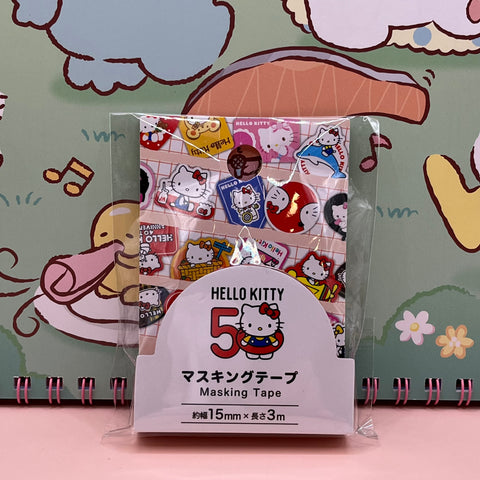 Hello Kitty 50th Anniversary Masking Tape | Retro Design