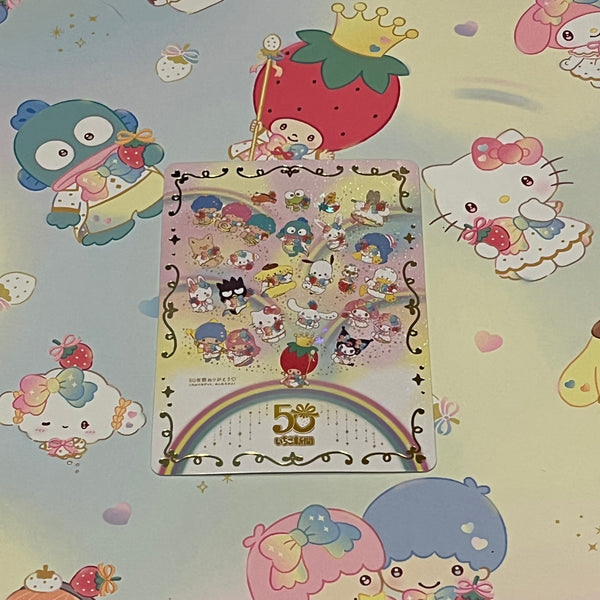 Strawberry News 50th Anniversary Collectible Cards