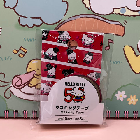 Hello Kitty 50th Anniversary Hapidanbui Masking Tape | Sanrio