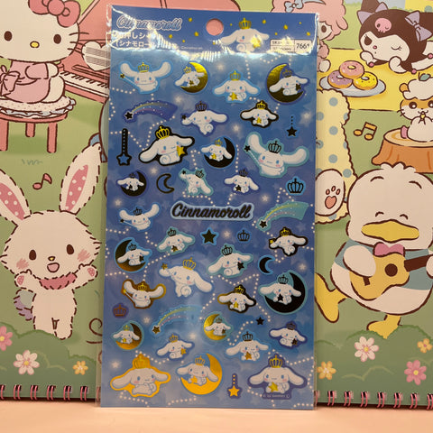 Cinnamoroll with Crown Sticker Sheet