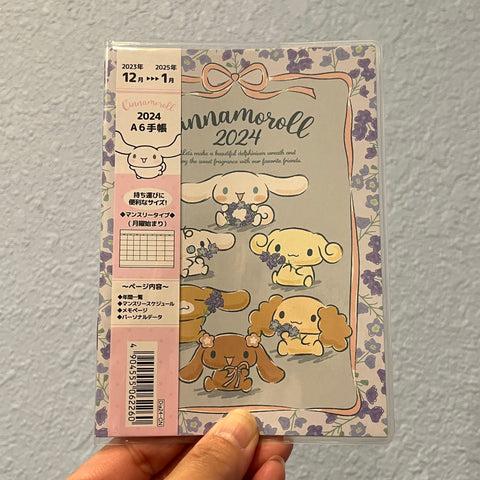 2024 A6 Monthly Planner