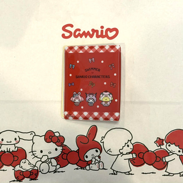 SWIMMER x Sanrio Characters Mini Photo Card Binder Set | Hard Cover 6-Ring Binder | Official Sanrio Japan