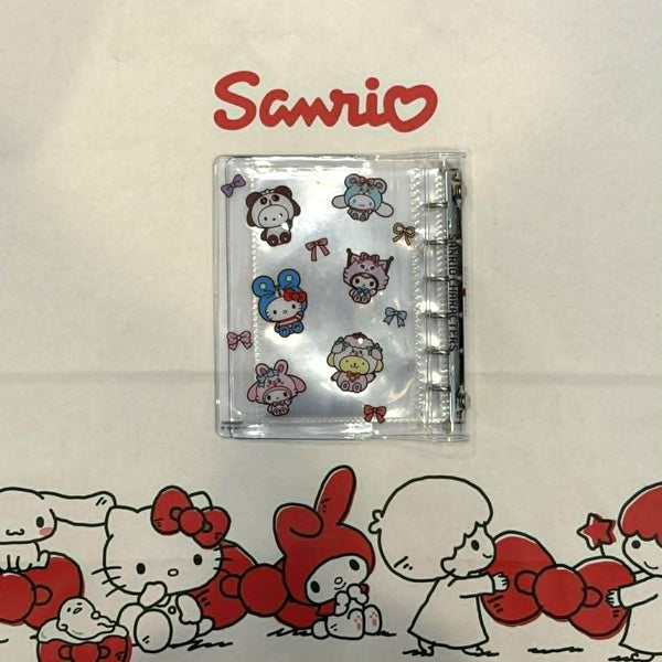 SWIMMER x Sanrio Characters Clear Mini Photo Card Binder Set | 6-Ring Album | Official Sanrio Japan