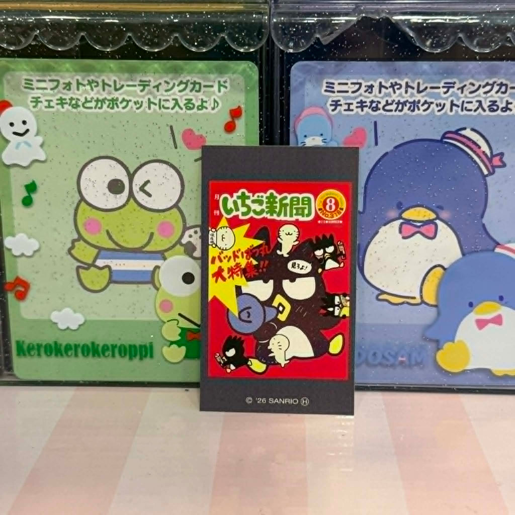 Badtz-maru Strawberry News Lovelets Mini Collectible Sticker | Official Sanrio Japan