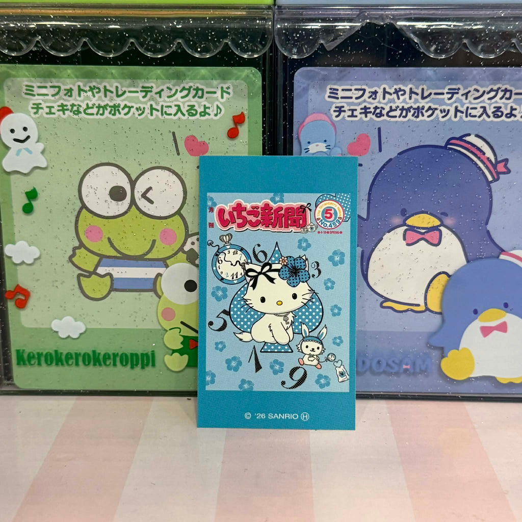 Blue Charmy Strawberry News Lovelets Mini Collectible Sticker | Official Sanrio Japan