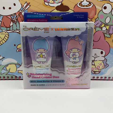 Little Twin Stars Hand Cremes (Mint Creme Skies & Strawberry Pudding)