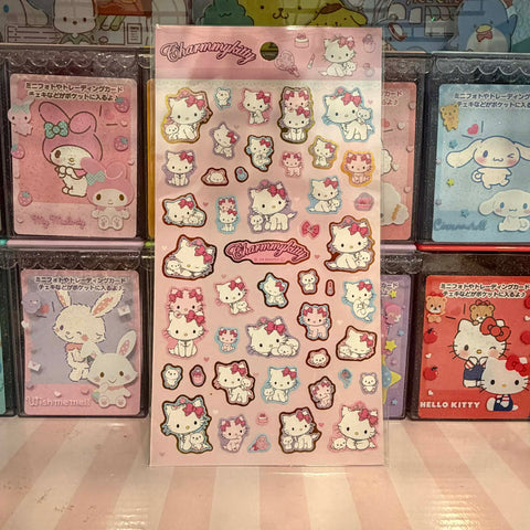 Charmmy Kitty Pastel Gold Foil Sticker Sheet | Official Sanrio Japan
