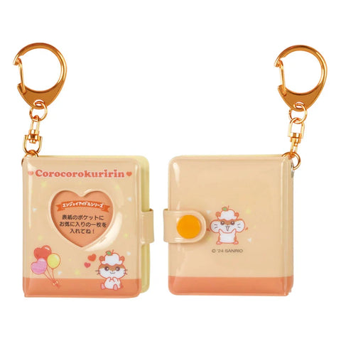 Corocorokuririn Pink Mini Photo Album Keychain
