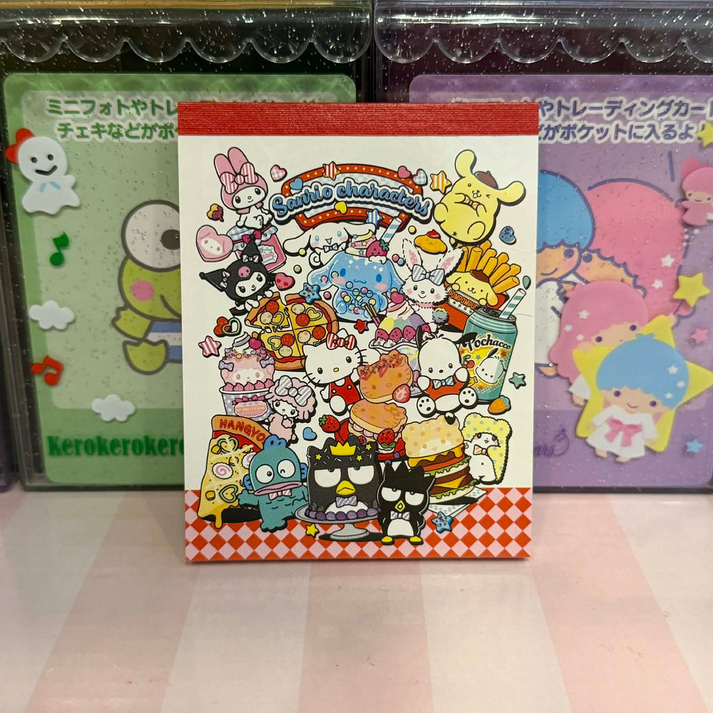 Sanrio Characters Food Theme Mini Memo Pad | Official Sanrio Japan