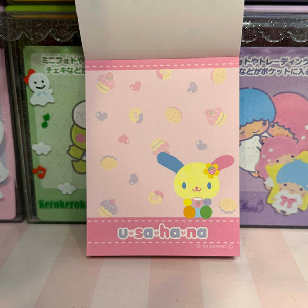 Usahana Sweet Treats Mini Memo Pad | Official Sanrio Japan