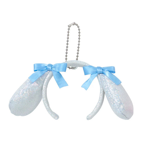 Cinnamoroll Blue Ears & Blue Ribbon Bows 2024 Party Headband Mascot Keychain | Official Sanrio | Japan