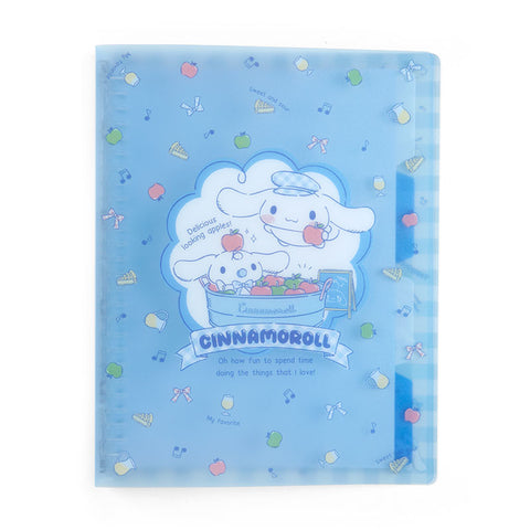 Cinnamoroll Cute Stationery Series B5 Refillable Notebook with 4 Tabs