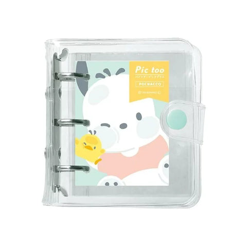 Pochacco Mini 3-Ring Binder with Memo Paper | Official Sanrio | Japan