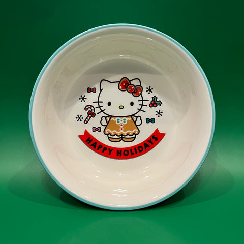 Small Hello Kitty Gingerbread Pet Bowl