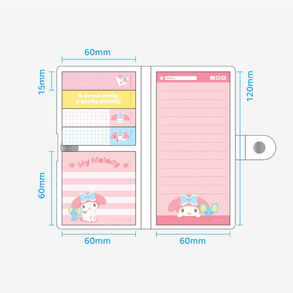 Sanrio Characters Memo Sticky Notes pack