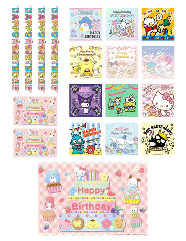 Happy Birthday Sticker Set
