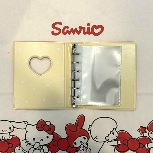 SWIMMER x Sanrio Characters Mini Photo Card Binder Set | Hard Cover 6-Ring Binder | Official Sanrio Japan