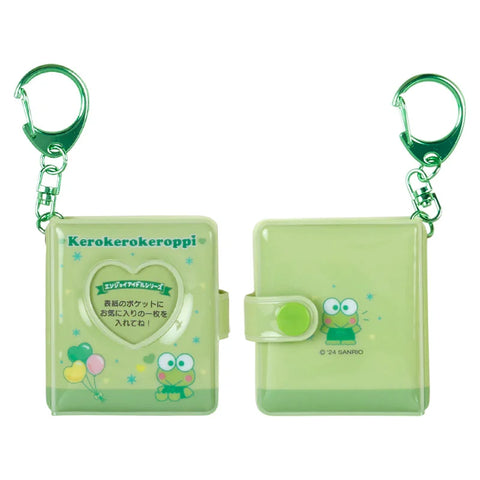 Kerokerokeroppi Pink Mini Photo Album Keychain