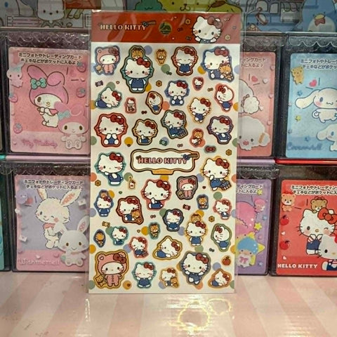 Hello Kitty Everyday Gold Foil Sticker Sheet | Official Sanrio Japan