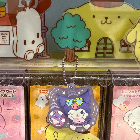 Kuromi Rubber Keychain | Heart Sunglasses Design
