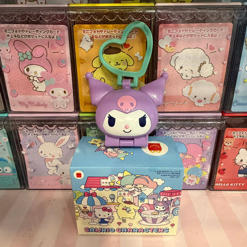 Kuromi Heart Clip Toy | McDonald's Japan x Sanrio Characters | Official Sanrio