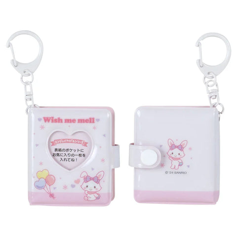Wish Me Mell Mini Photo Holder Keychain | Heart Display Pocket | Official Sanrio | 2024
