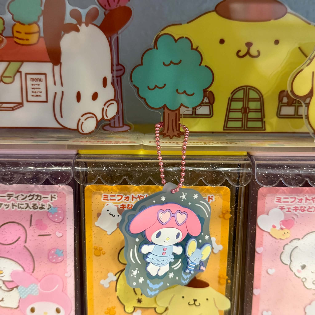 My Melody Rubber Keychain | Heart Sunglasses Design