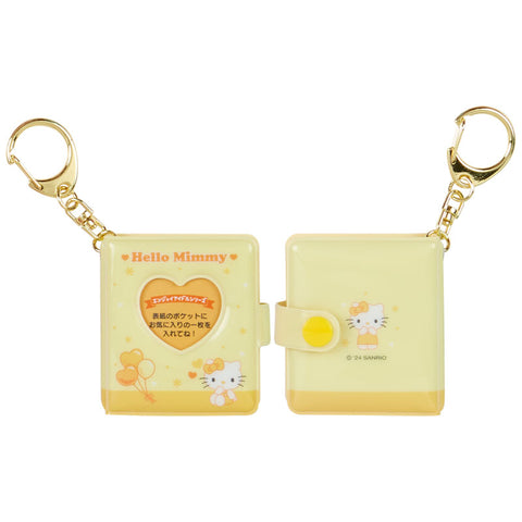 Hello Mimi Mini Photo Holder Keychain | Heart Display Pocket | Official Sanrio | 2024