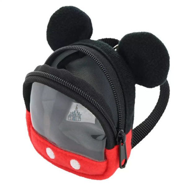 Tokyo Disney Mickey Mini Backpack Charm | Functional Keychain Pouch