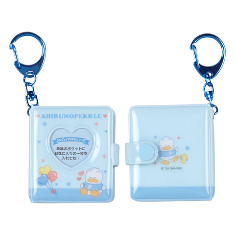 Ahirunopekkle Mini Photo Holder Keychain | Heart Display Pocket | Official Sanrio | 2024
