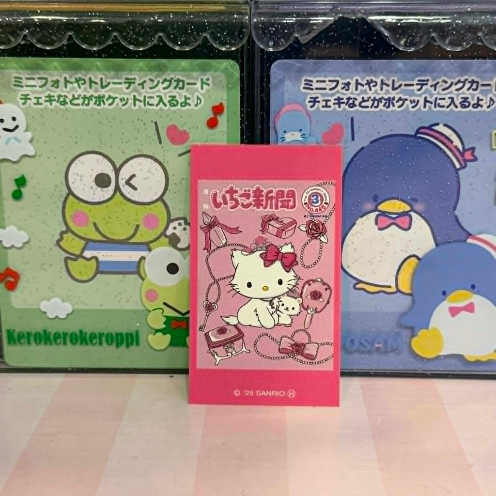 Pink Charmy Strawberry News Lovelets Mini Collectible Sticker | Official Sanrio Japan