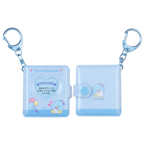 Tuxedo Sam Mini Photo Holder Keychain | Heart Display Pocket | Official Sanrio | 2024