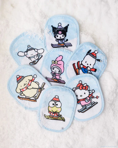 Hello Kitty & Friends Aspen Makeup Eraser 7-Day Set | Official Sanrio Reusable Makeup Remover Cloths