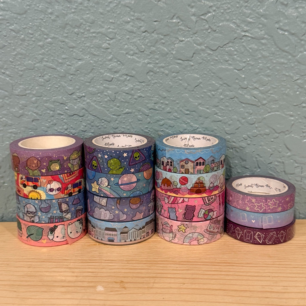 Sweet Bean Plans Washi Bundle of 15