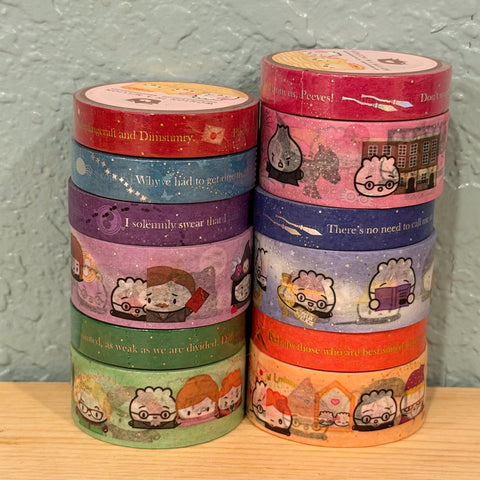 Wonton In A Million Hagao Potter Washi Bundle Set of 12