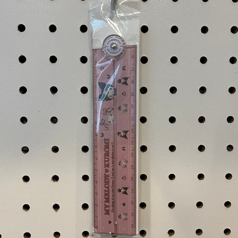 Kuromi/My Melody Foldable Ruler