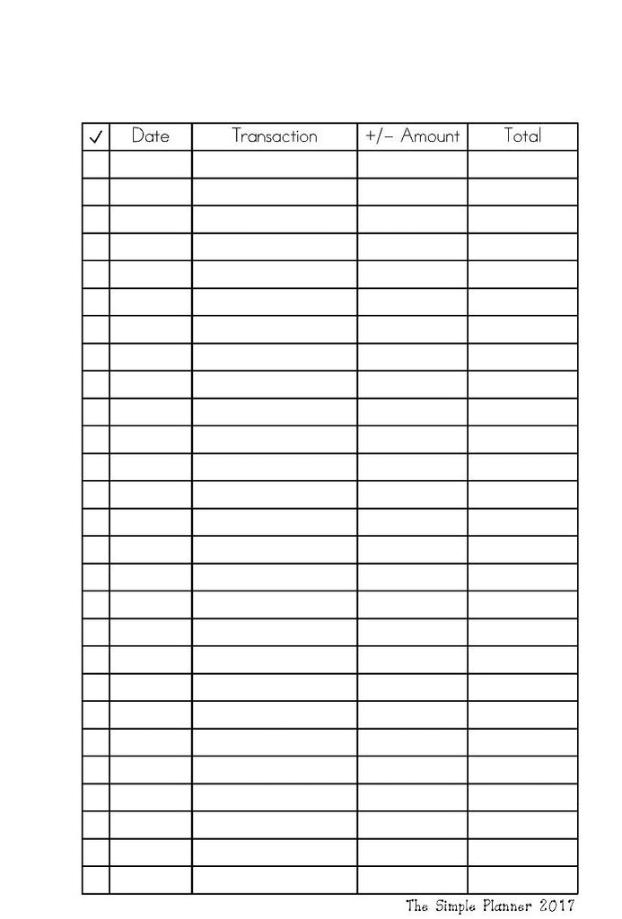 Budget Sheet for the Large kikki.K with Total