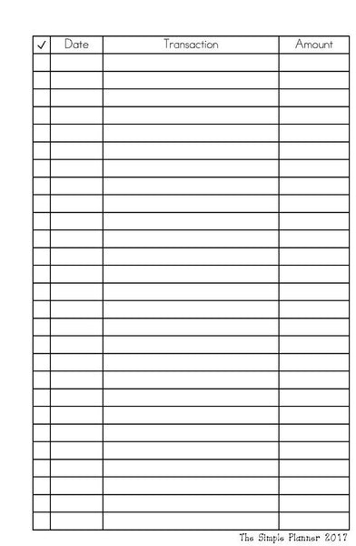 Budget Sheet for the Large kikki.K