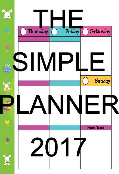Easter Weekly Insert Pages for Medium Planners
